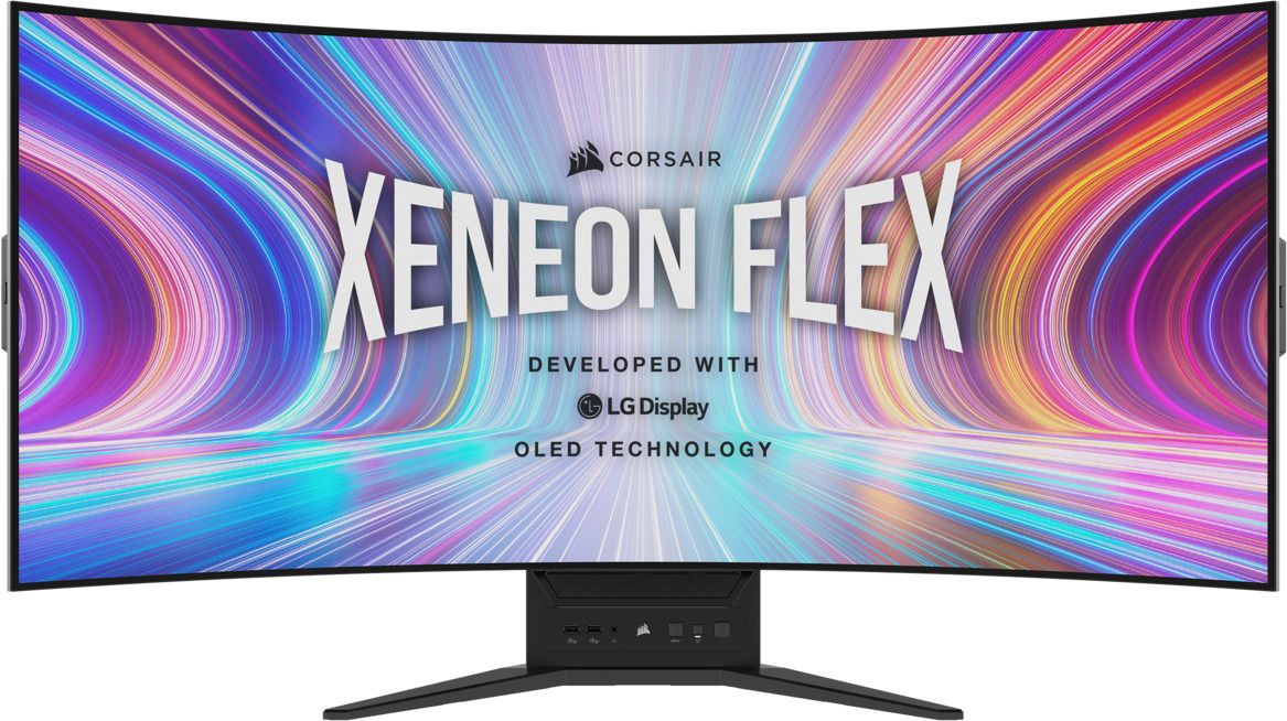 CORSAIR XENEON FLEX 45WQHD240 45in OLED 3440x1440 240Hz Bendable Ultrawide Gaming Display